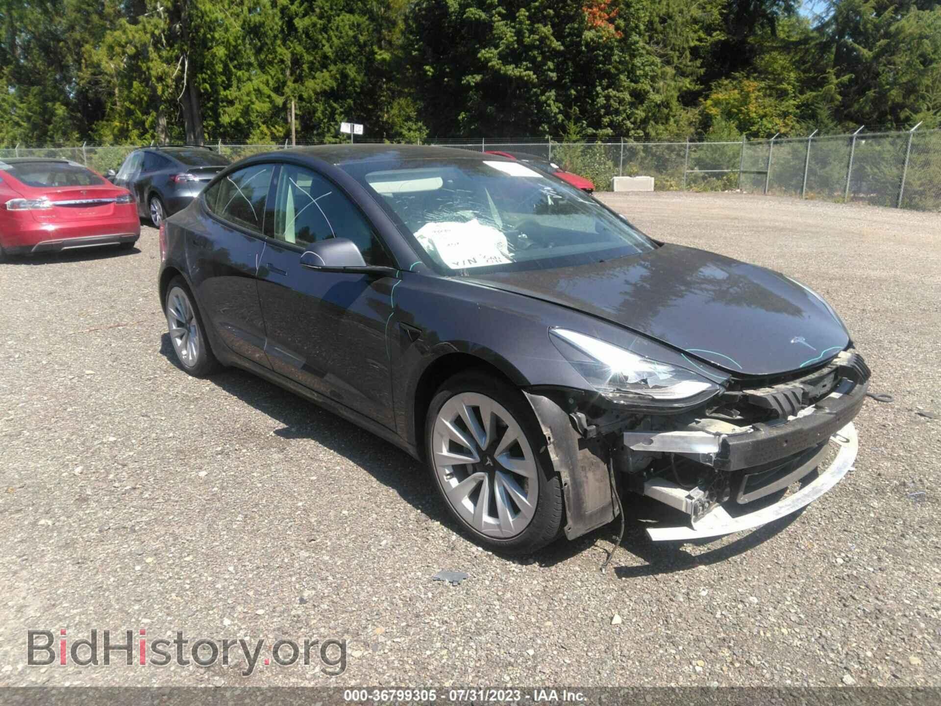 Photo 5YJ3E1EA7MF066025 - TESLA MODEL 3 2021