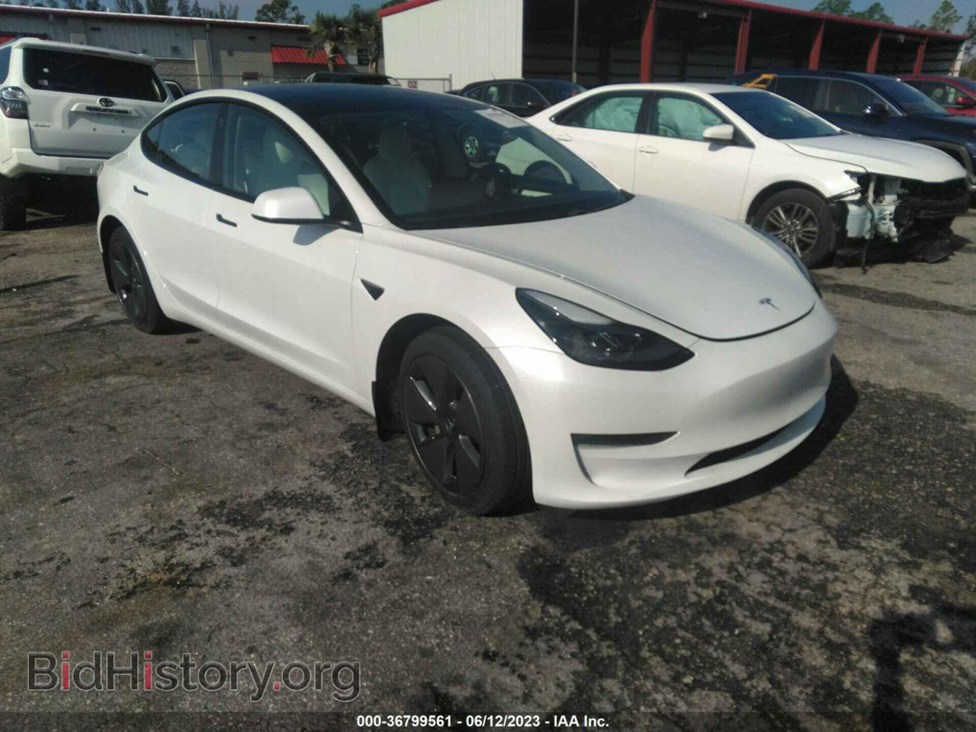 Photo 5YJ3E1EB9MF993097 - TESLA MODEL 3 2021