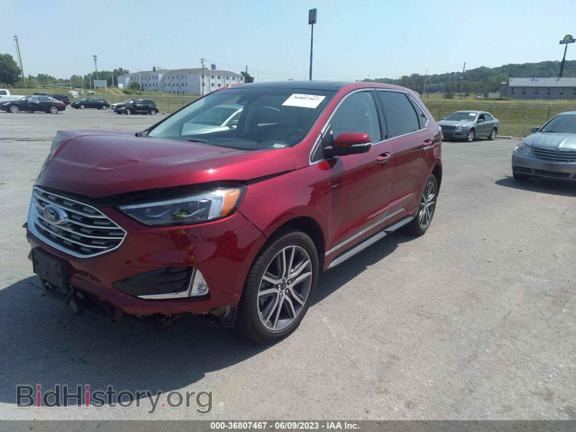 2019 FORD EDGE - VIN: 2FMPK4K90KBB21605 - Фото 2