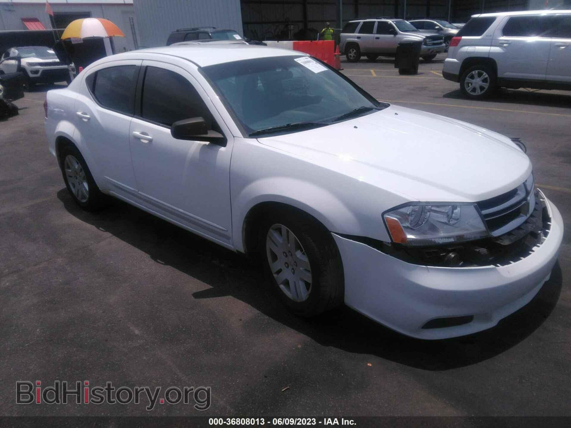 Фотография 1C3CDZAB4CN324070 - DODGE AVENGER 2012