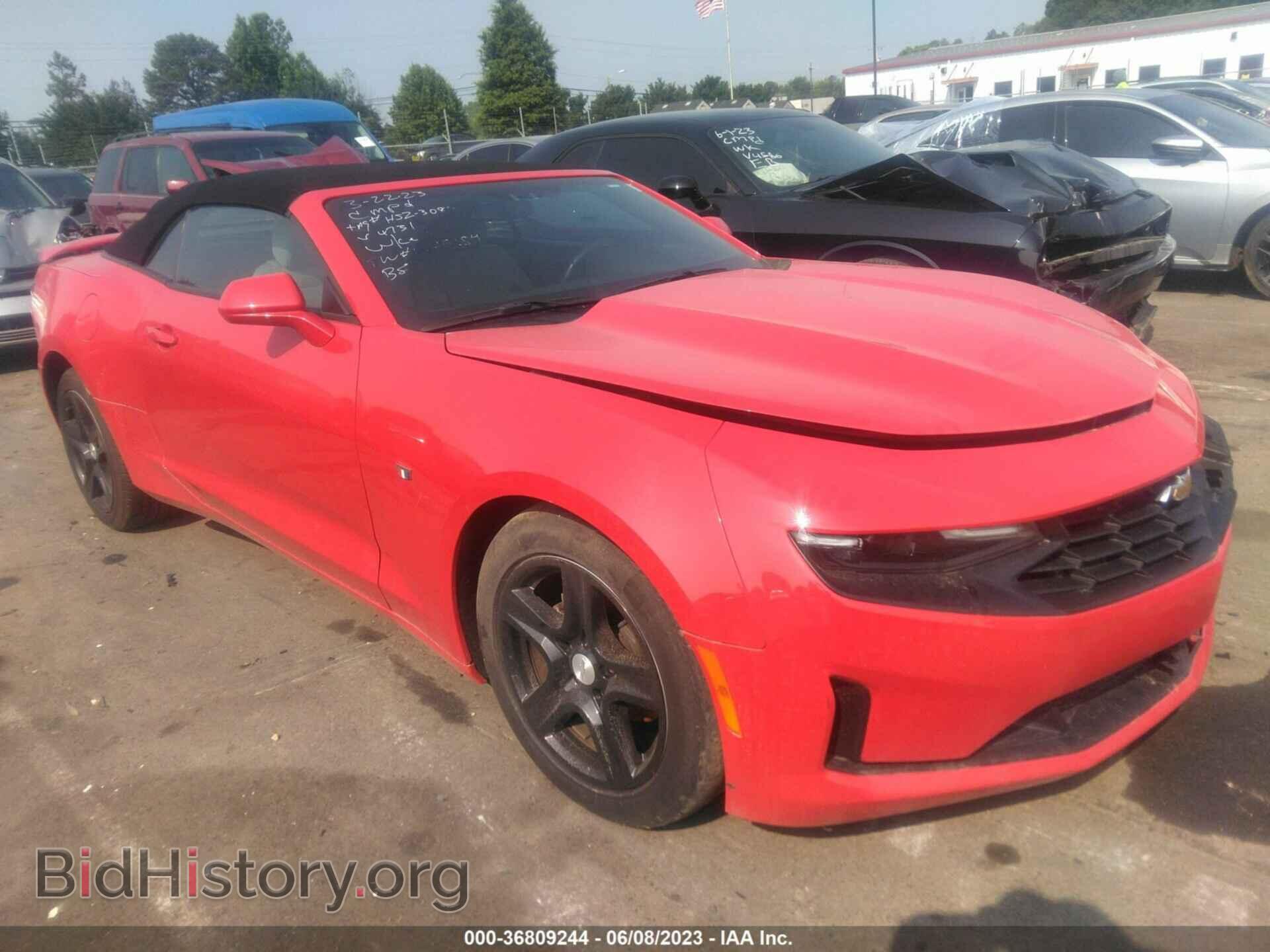 Фотография 1G1FB3DS9K0134731 - CHEVROLET CAMARO 2019