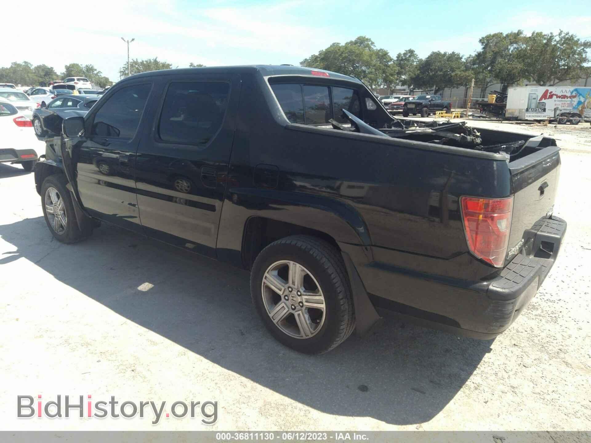 2011 HONDA RIDGELINE - VIN: 5FPYK1F54BB454558 - Фото 3
