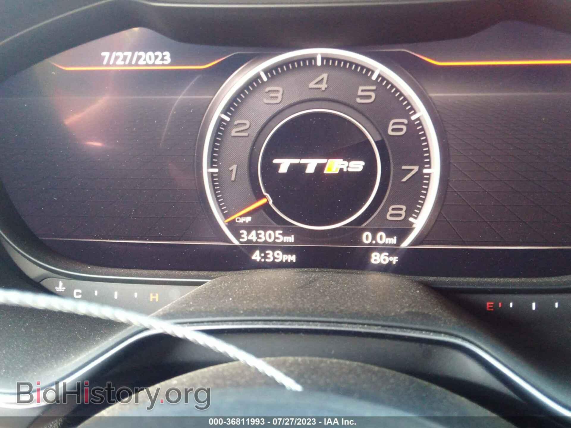 2018 AUDI TT RS - VIN: WUACSAFV3J1900065 - Photo 7