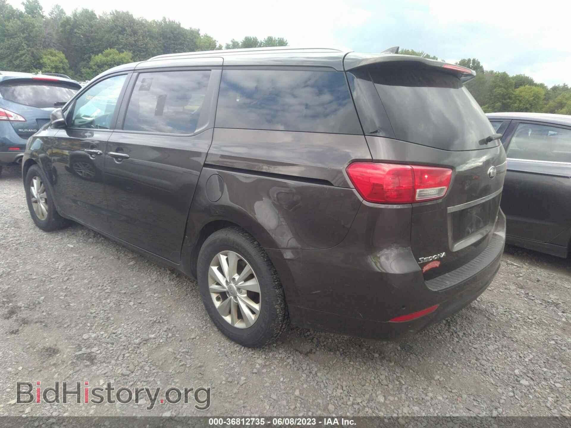 2017 KIA SEDONA - VIN: KNDMB5C19H6292852 - Photo 3