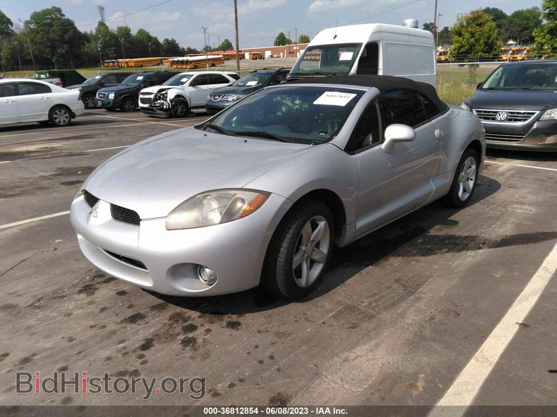 2007 MITSUBISHI ECLIPSE - VIN: 4A3AL25F57E016161 - Фото 2