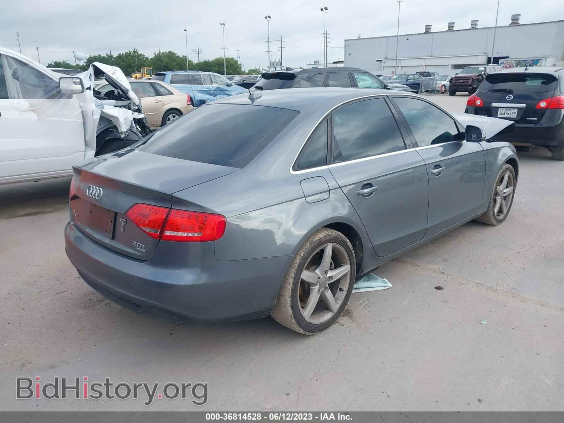 2012 AUDI A4 - VIN: WAUBFAFL2CA119159 - Photo 4