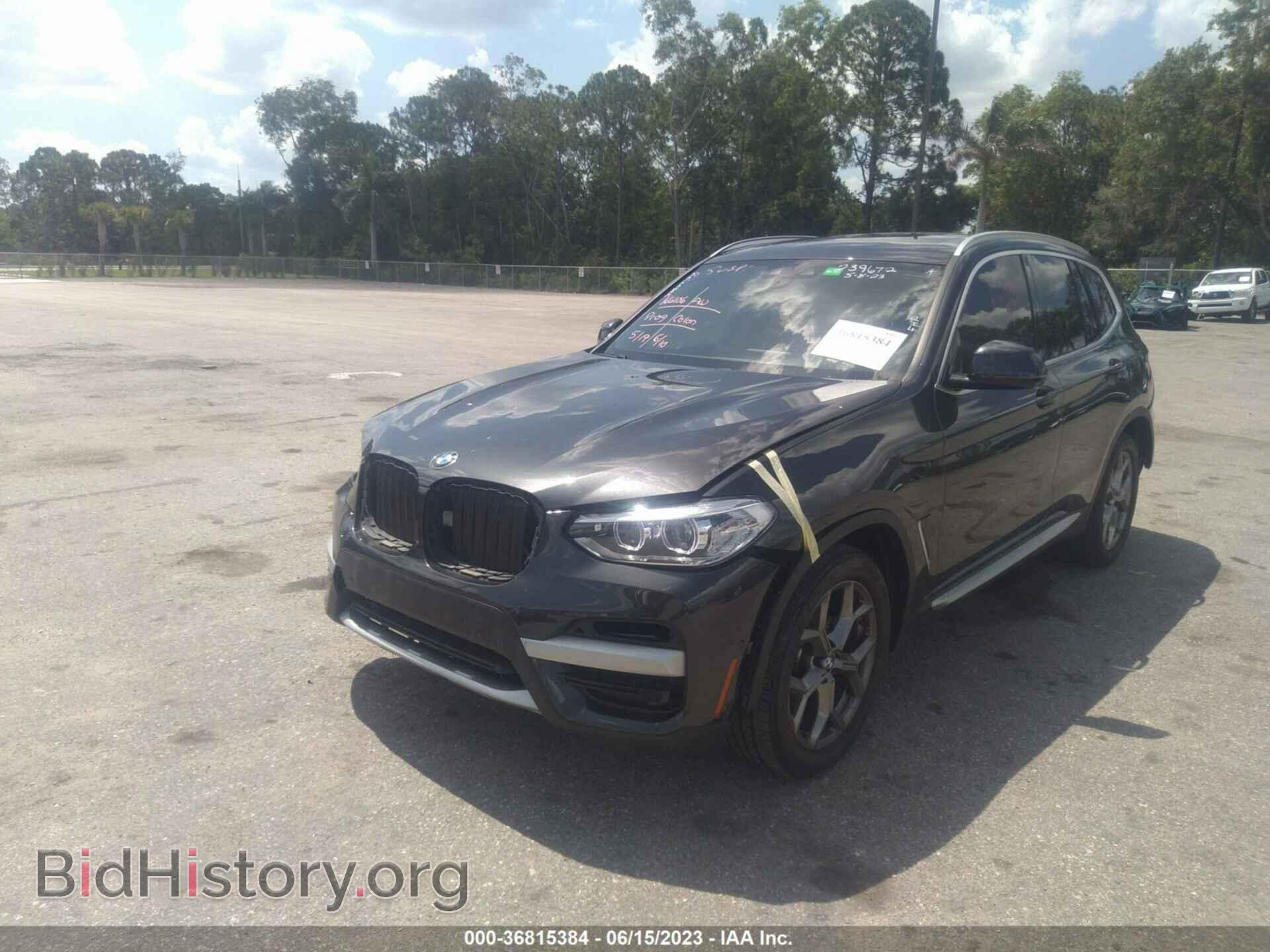 2021 BMW X3 - VIN: 5UXTY3C08M9G42083 - Фото 2