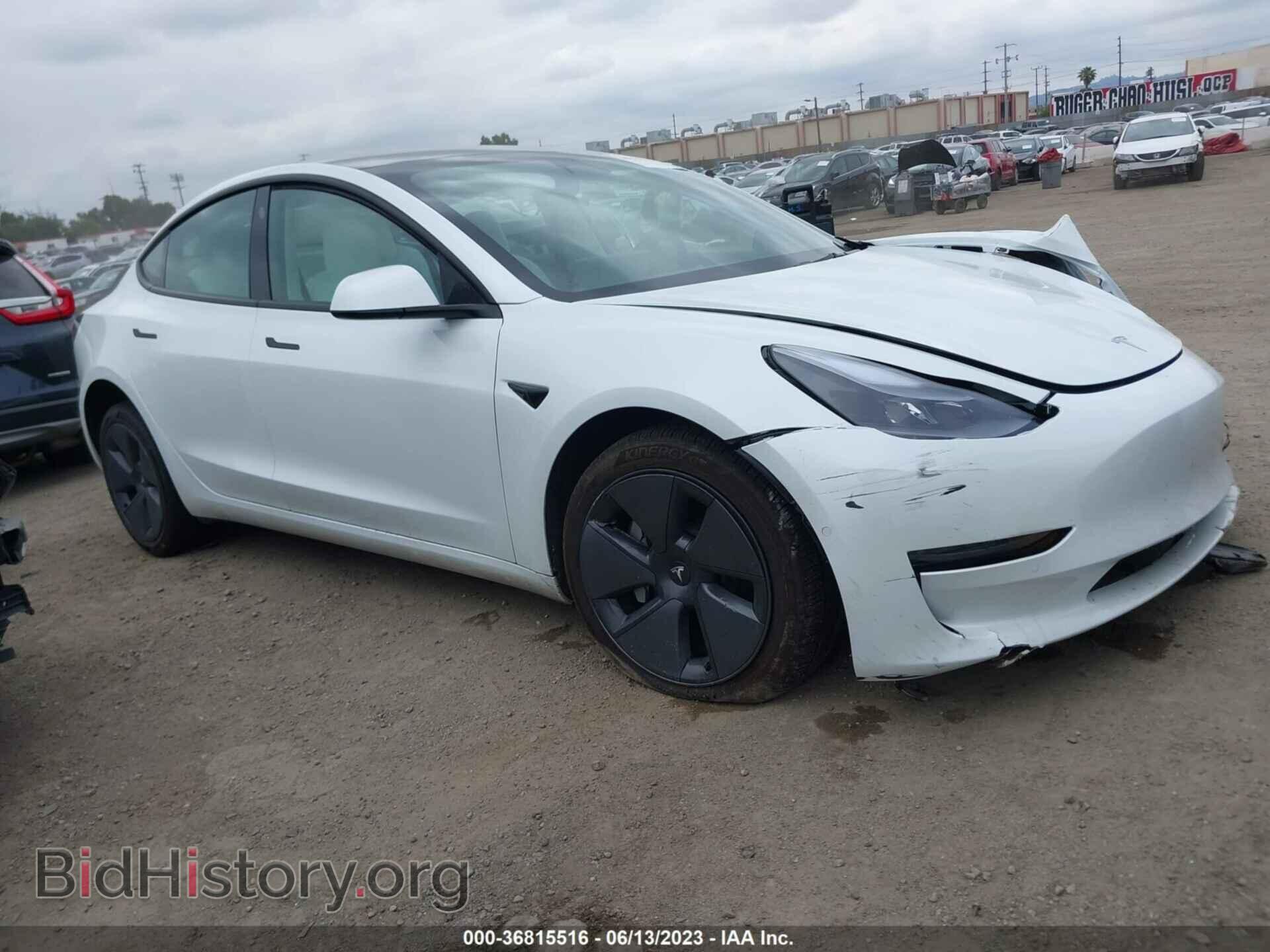 Фотография 5YJ3E1EA4NF322204 - TESLA MODEL 3 2022
