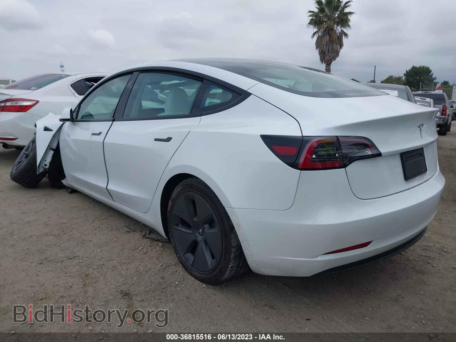 2022 TESLA MODEL 3 - VIN: 5YJ3E1EA4NF322204 - Фото 3