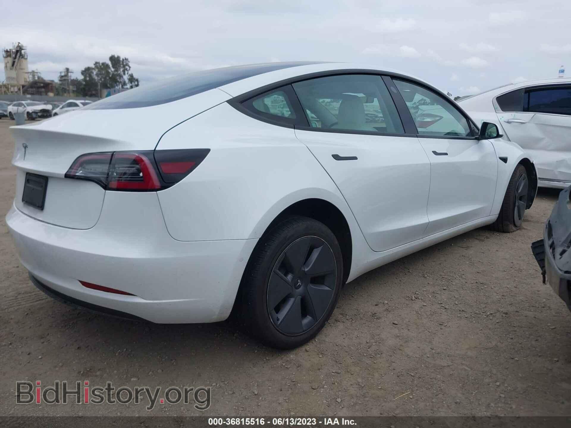 2022 TESLA MODEL 3 - VIN: 5YJ3E1EA4NF322204 - Фото 4