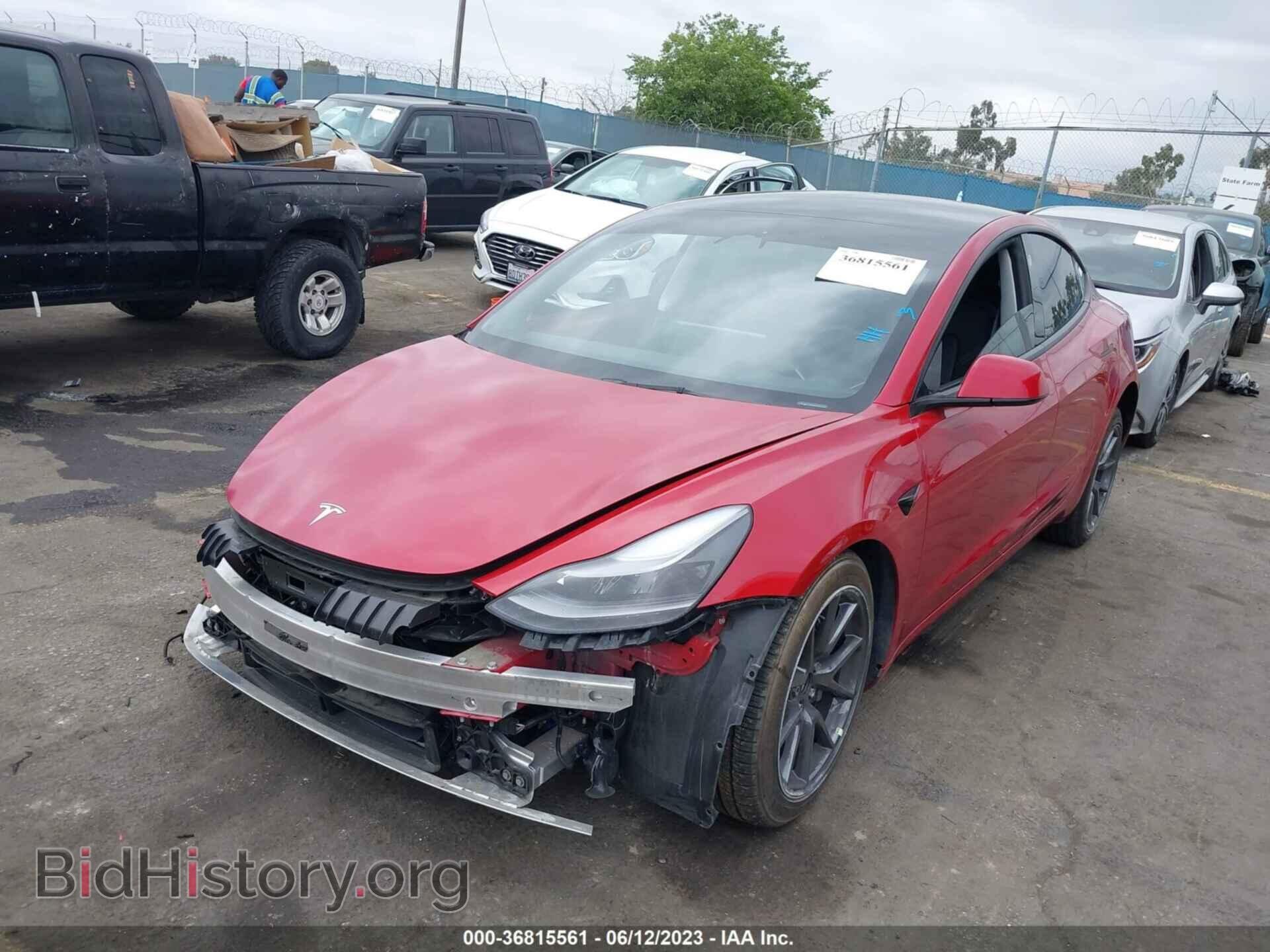 2022 TESLA MODEL 3 - VIN: 5YJ3E1EAXNF167710 - Photo 2