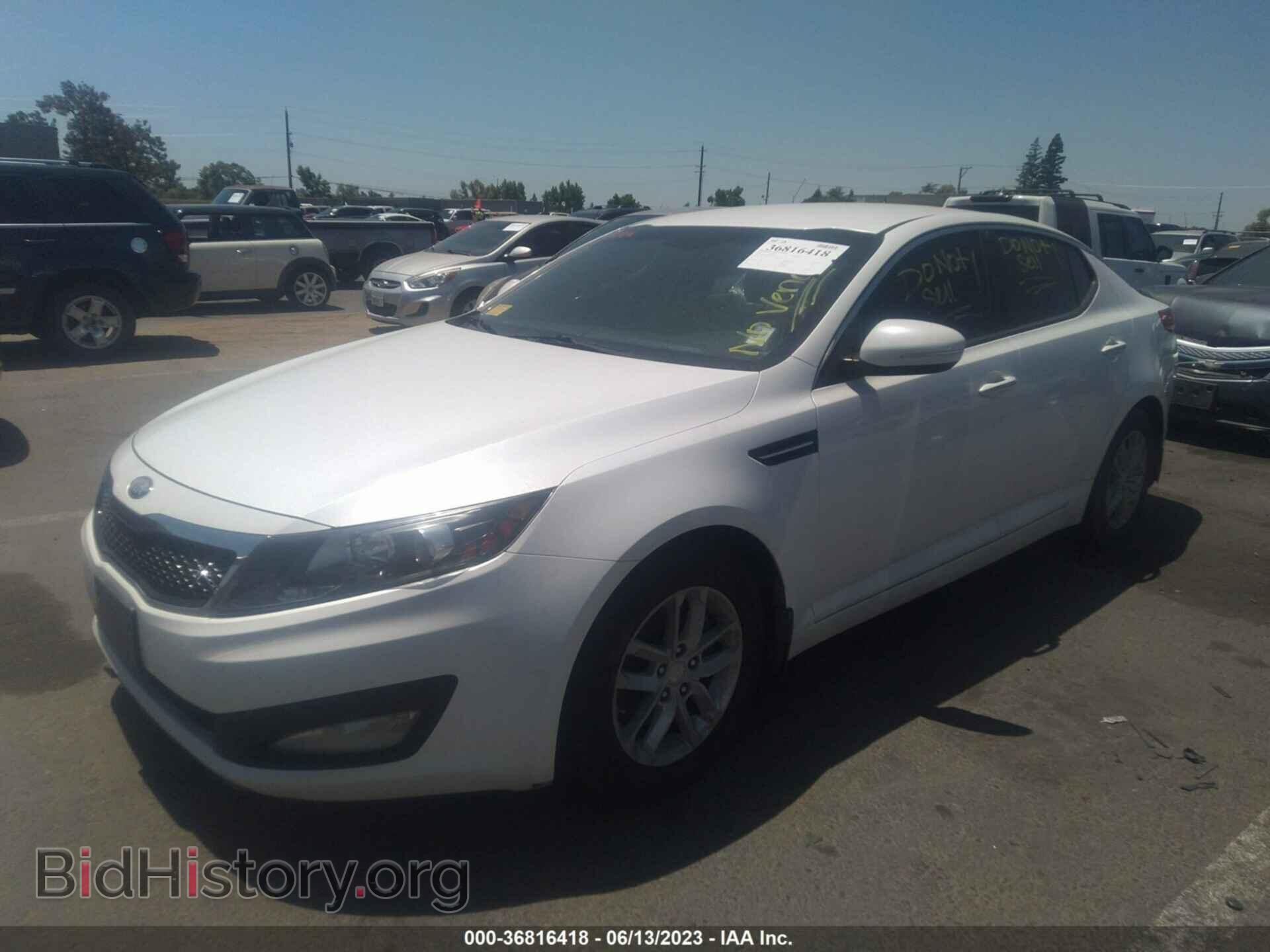 2013 KIA OPTIMA - VIN: KNAGM4A78D5384377 - Фото 2