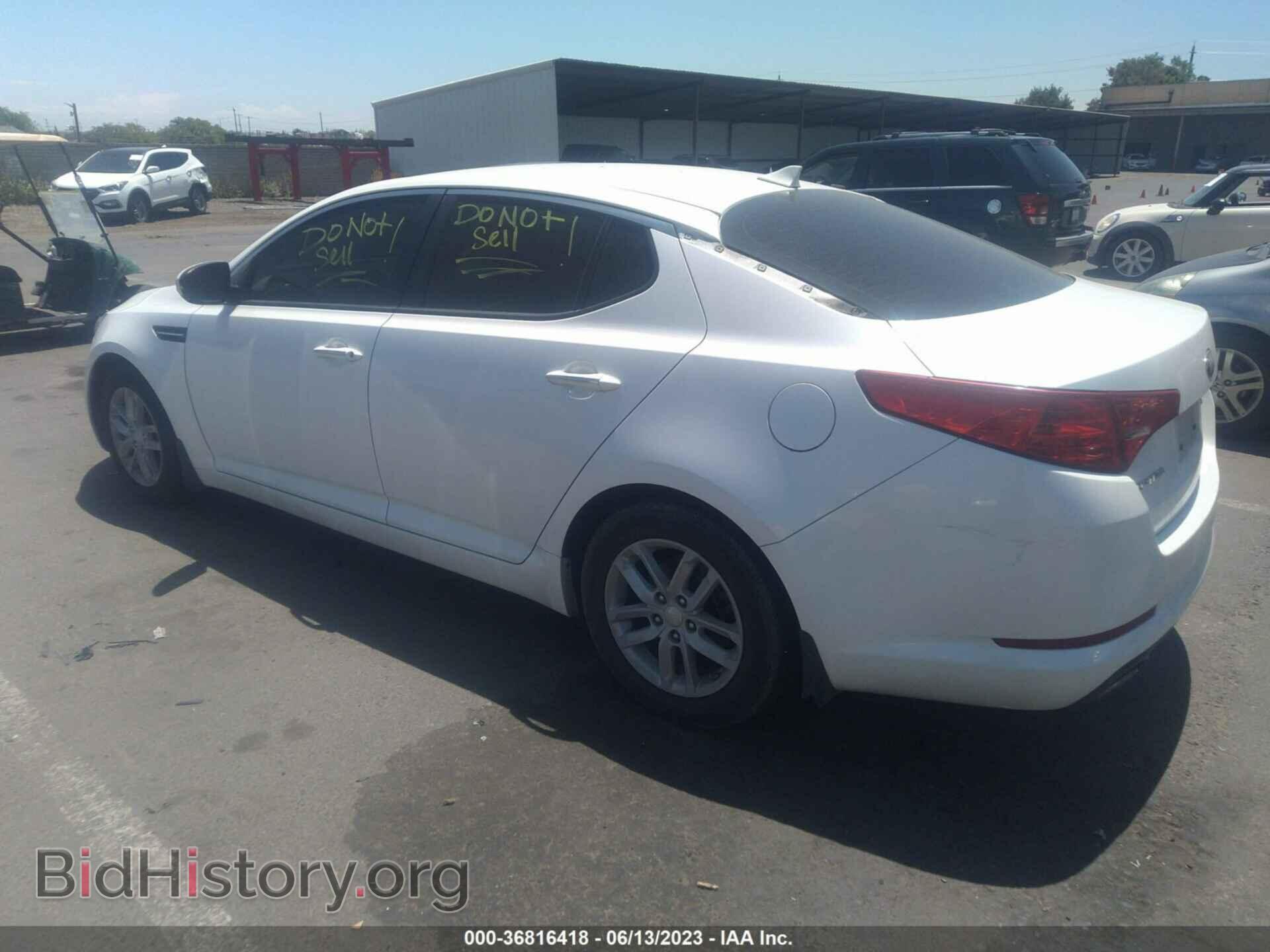 2013 KIA OPTIMA - VIN: KNAGM4A78D5384377 - Фото 3
