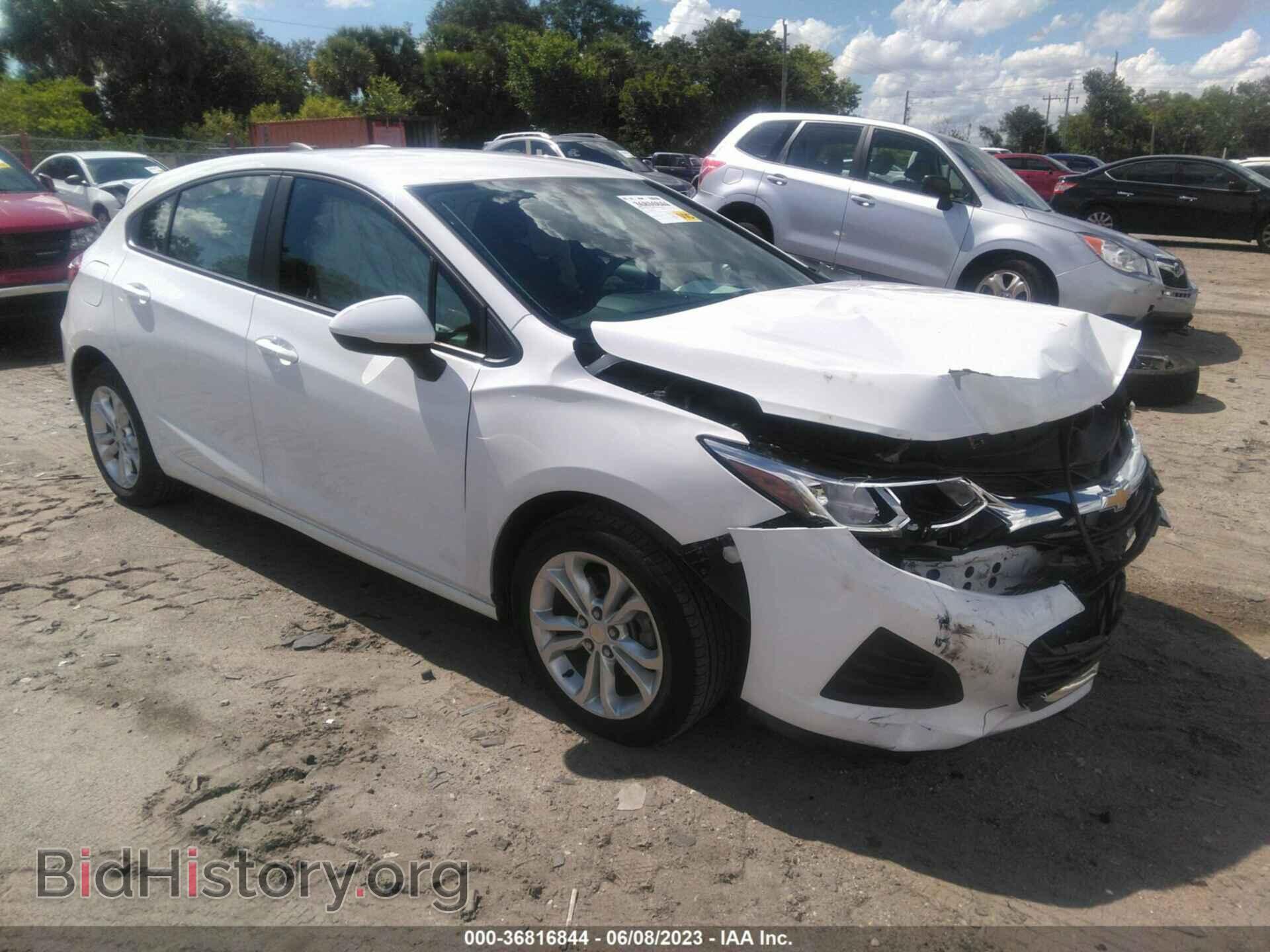 Photo 3G1BC6SM2KS601952 - CHEVROLET CRUZE 2019