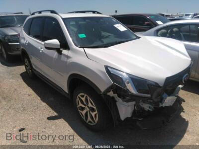 2023 Subaru FORESTER Premium, белый — VIN JF2SKADC4PH463527, IAAI