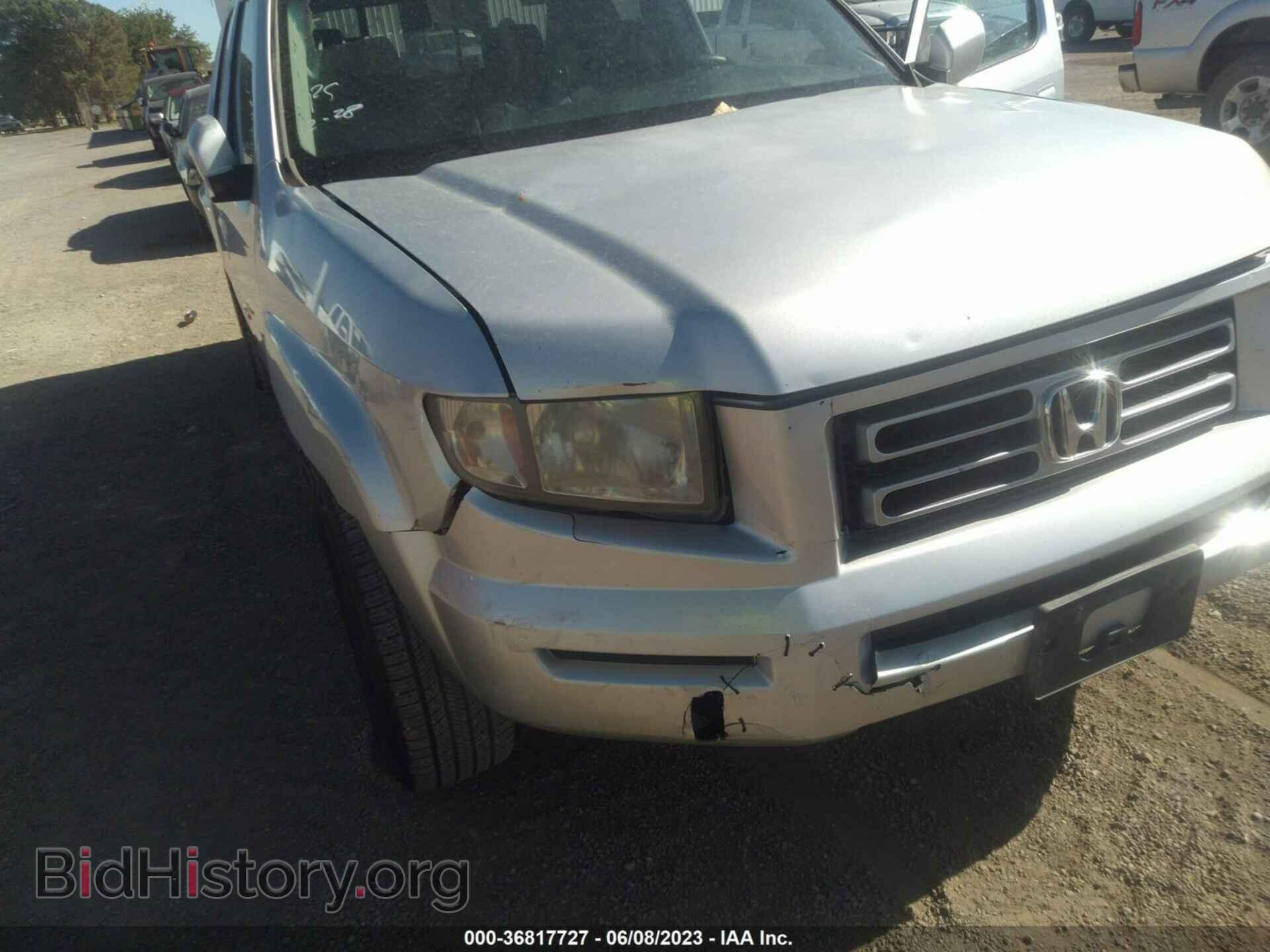 2006 HONDA RIDGELINE - VIN: 2HJYK16596H507016 - Фото 6