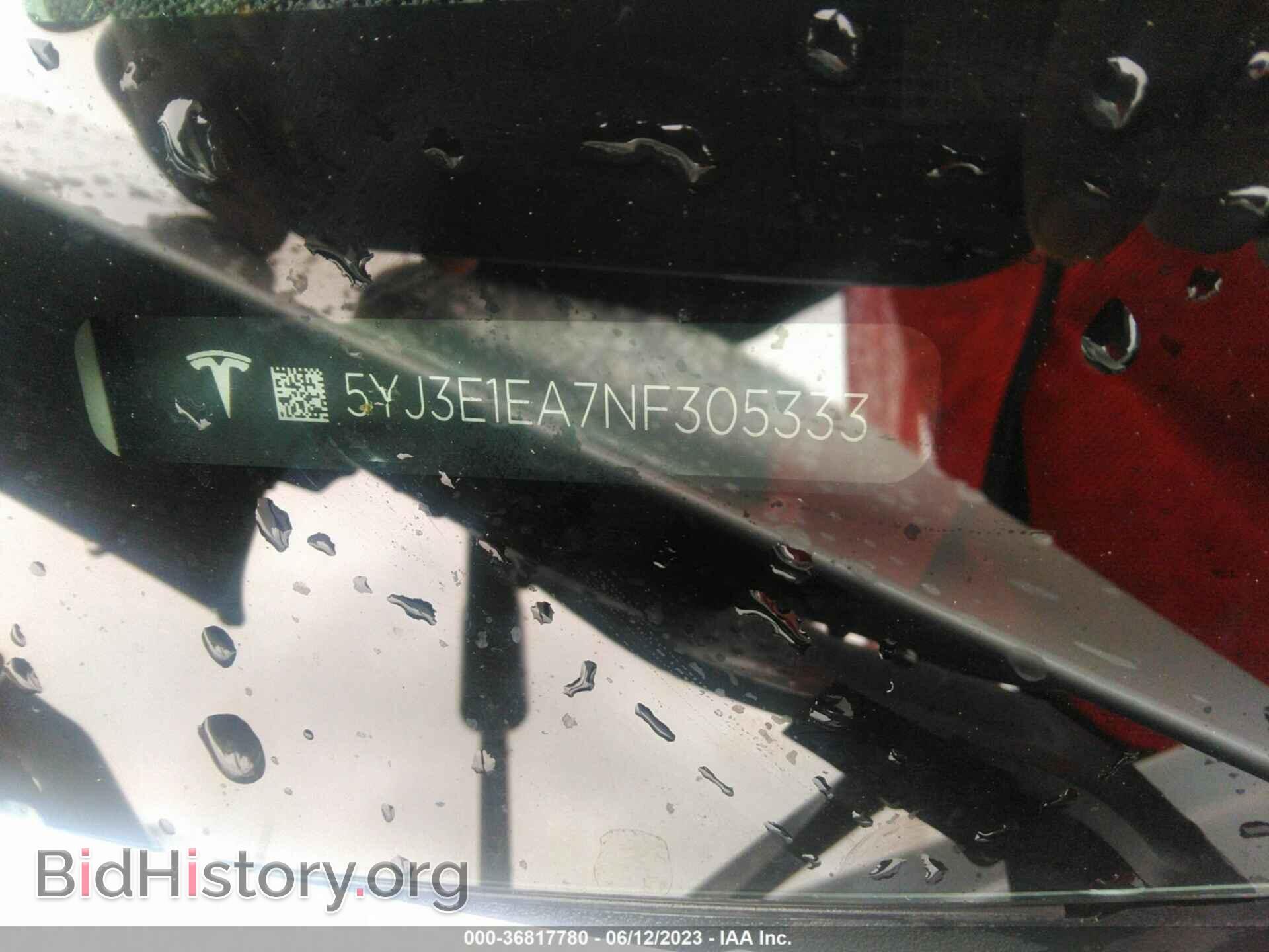 2022 TESLA MODEL 3 - VIN: 5YJ3E1EA7NF305333 - Фото 9