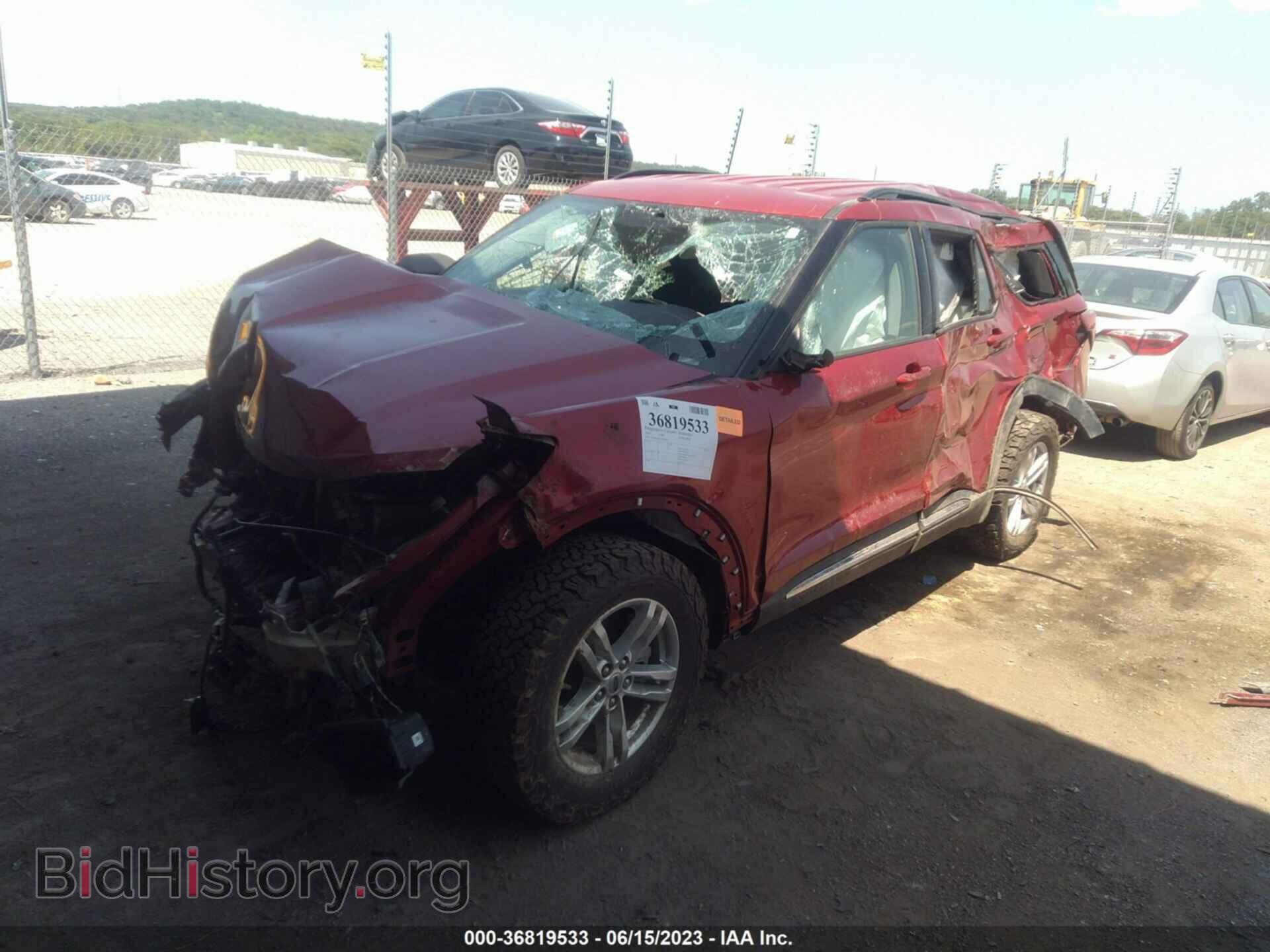 2020 FORD EXPLORER - VIN: 1FMSK8DH3LGC80652 - Фото 2