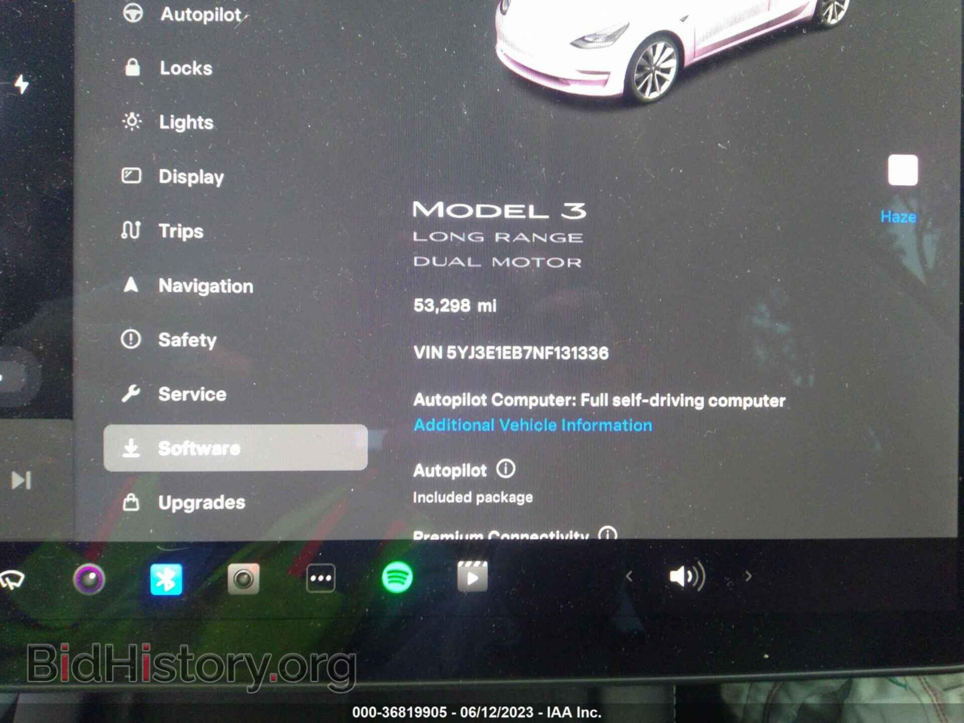 2022 TESLA MODEL 3 - VIN: 5YJ3E1EB7NF131336 - Фото 7