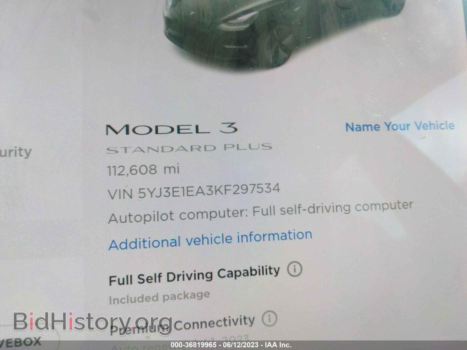 2019 TESLA MODEL 3 - VIN: 5YJ3E1EA3KF297534 - Фото 14