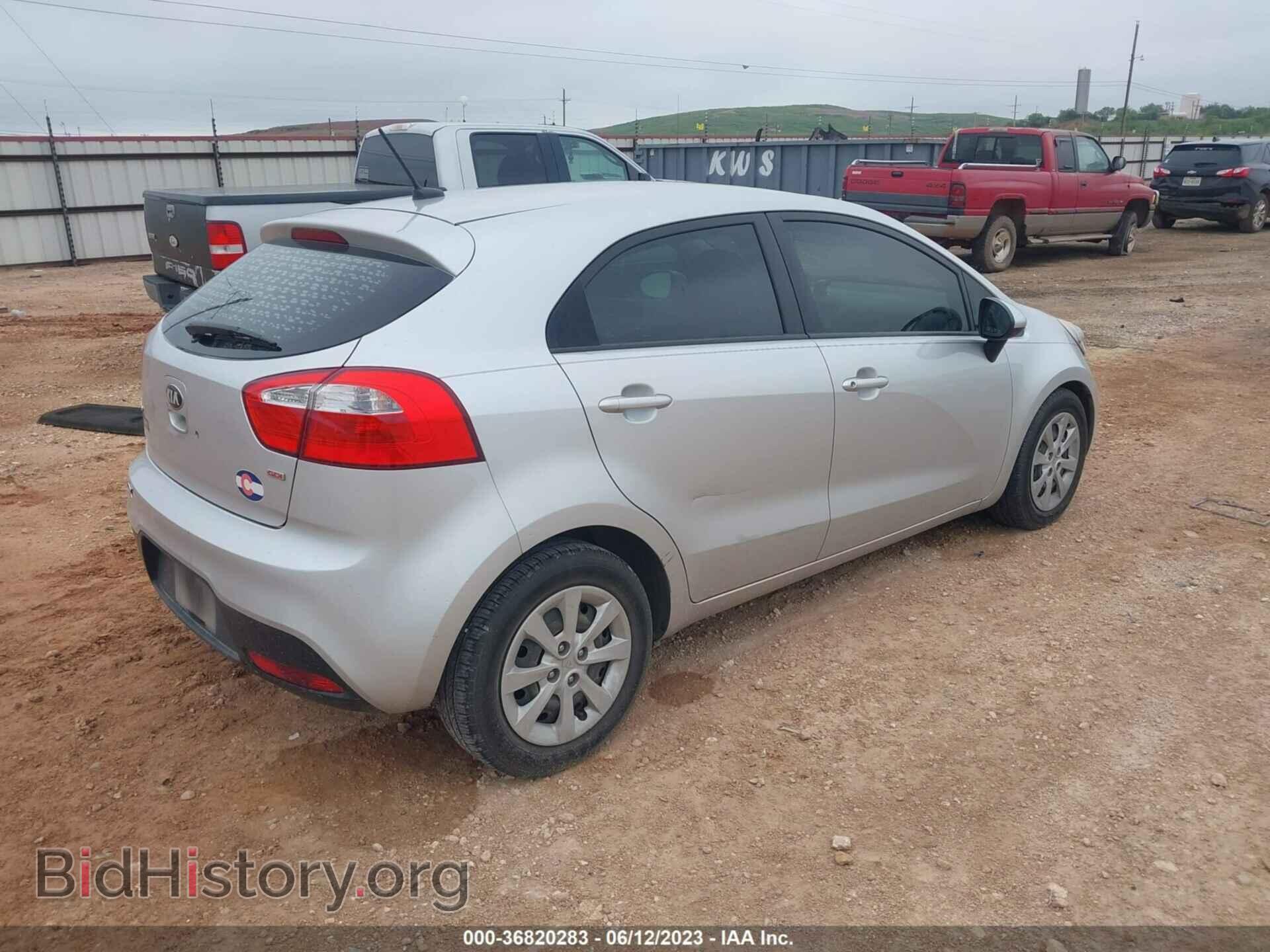 2014 KIA RIO - VIN: KNADM5A31E6347995 - Фото 4