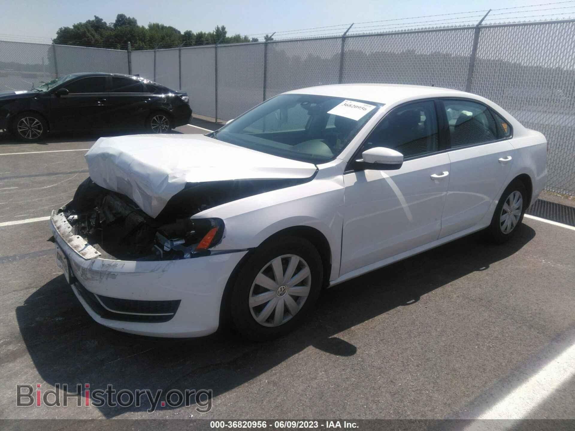 2013 VOLKSWAGEN PASSAT - VIN: 1VWAP7A36DC099250 - Фото 2