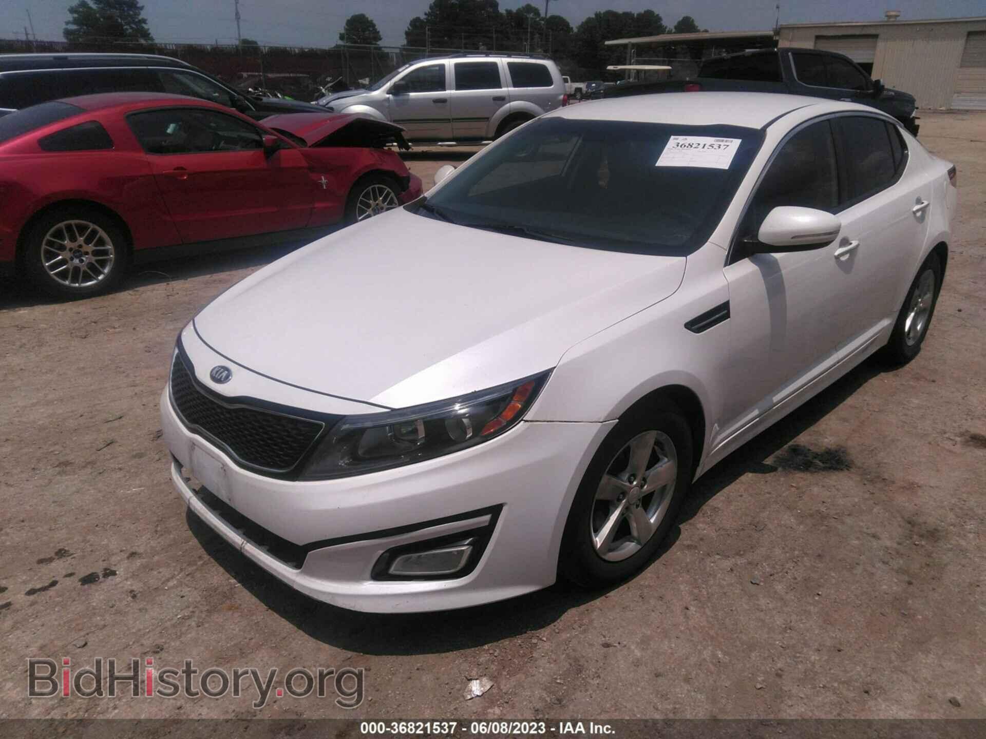 2015 KIA OPTIMA - VIN: KNAGM4A76F5631494 - Фото 2