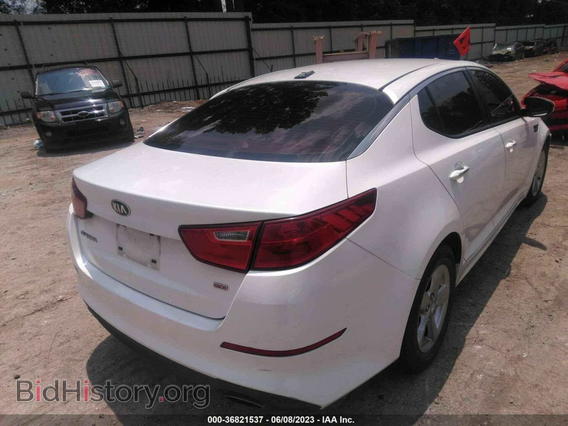 2015 KIA OPTIMA - VIN: KNAGM4A76F5631494 - Фото 4