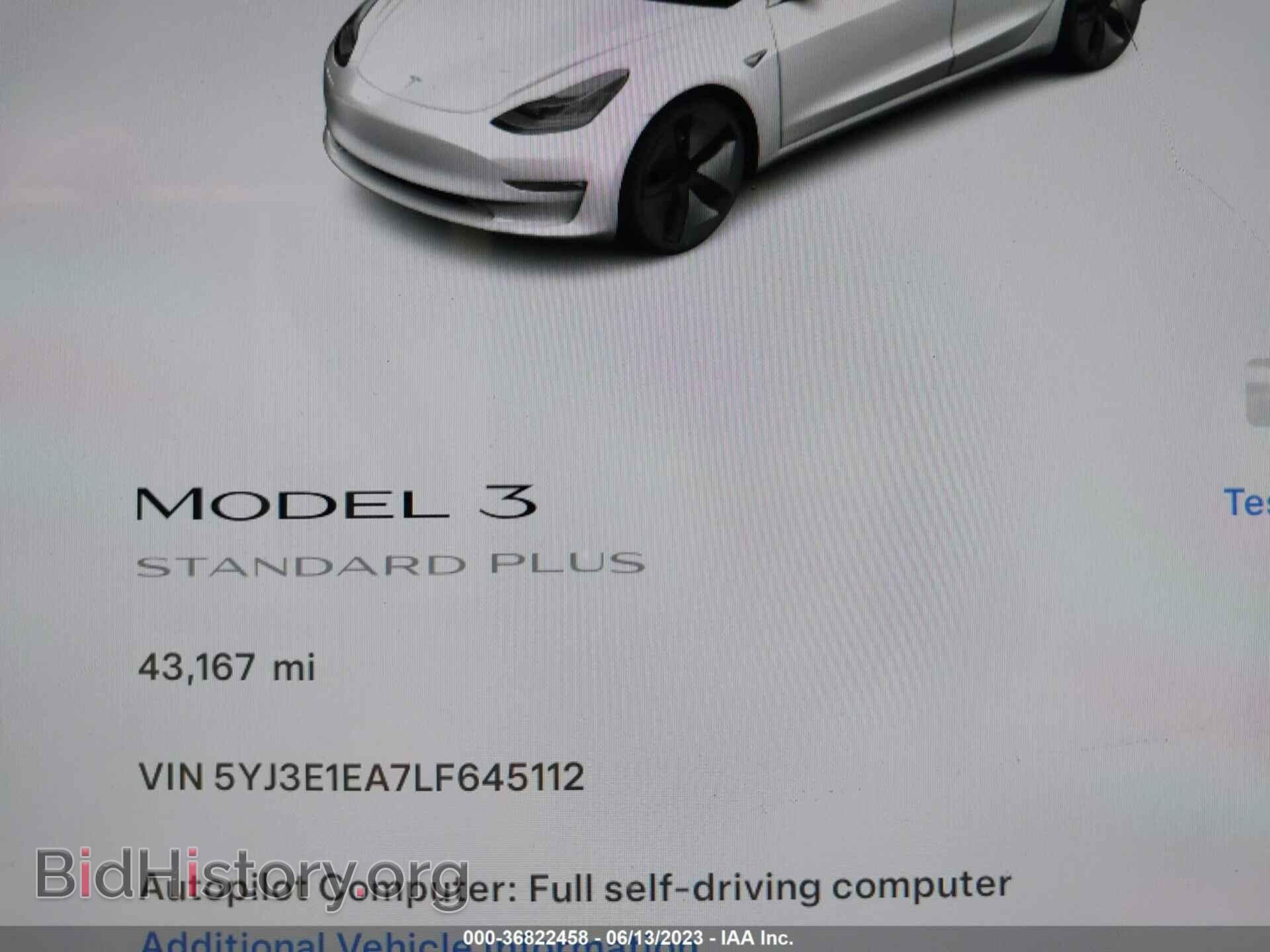 2020 TESLA MODEL 3 - VIN: 5YJ3E1EA7LF645112 - Photo 7