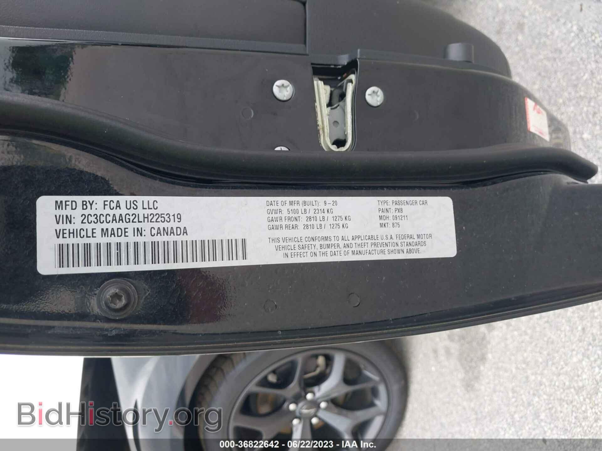2020 CHRYSLER 300 - VIN: 2C3CCAAG2LH225319 - Фото 9