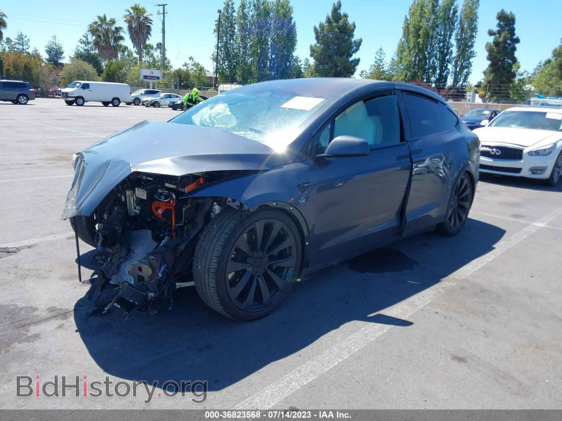 2022 TESLA MODEL X - VIN: 7SAXCAE50NF363765 - Photo 2