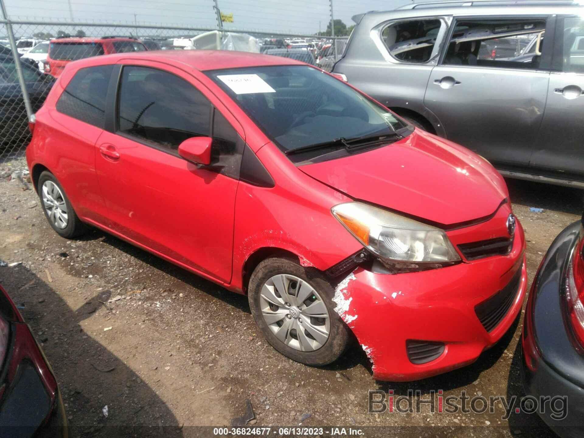 Photo JTDJTUD31CD508174 - TOYOTA YARIS 2012