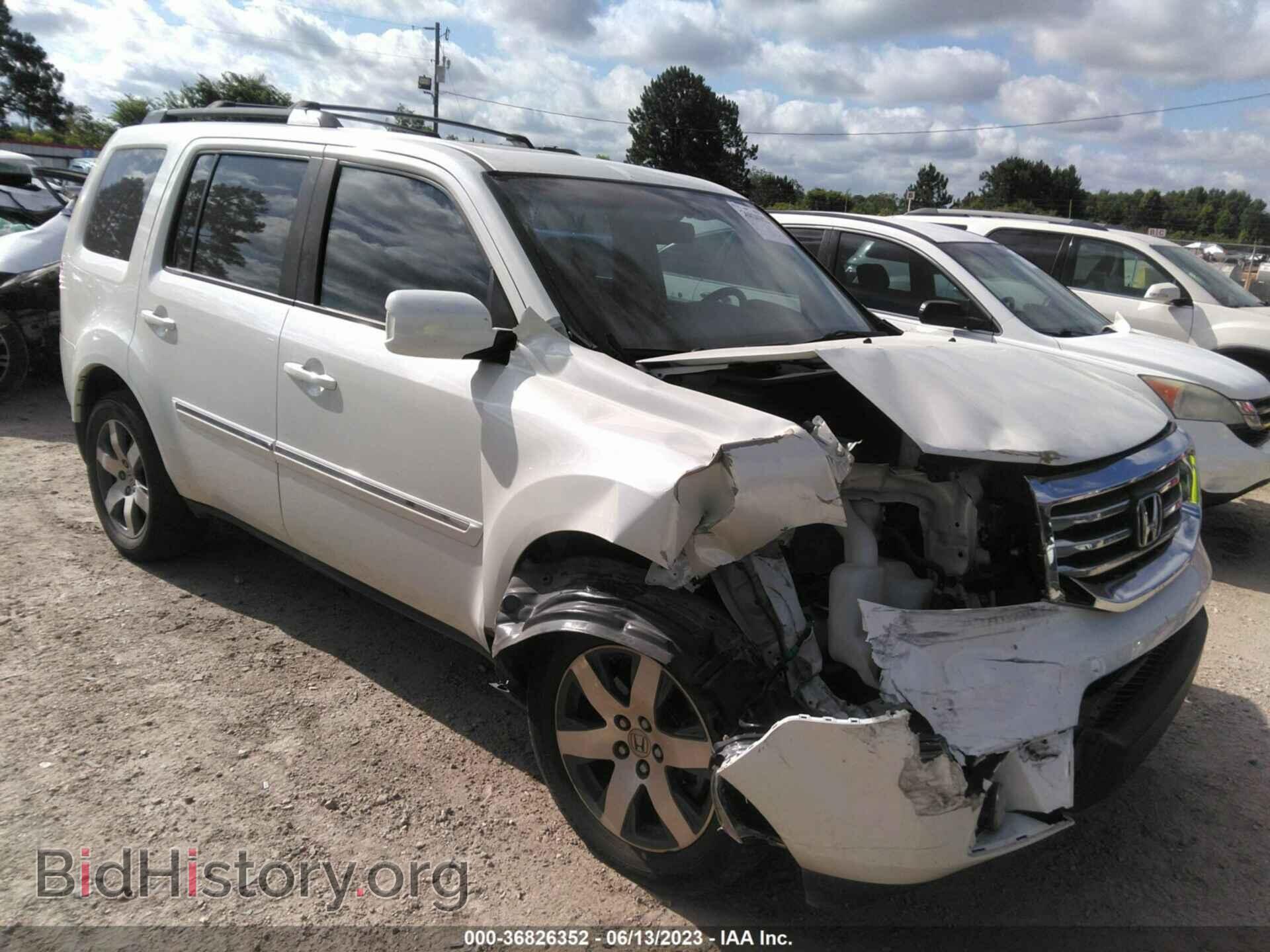Фотография 5FNYF3H97FB007768 - HONDA PILOT 2015
