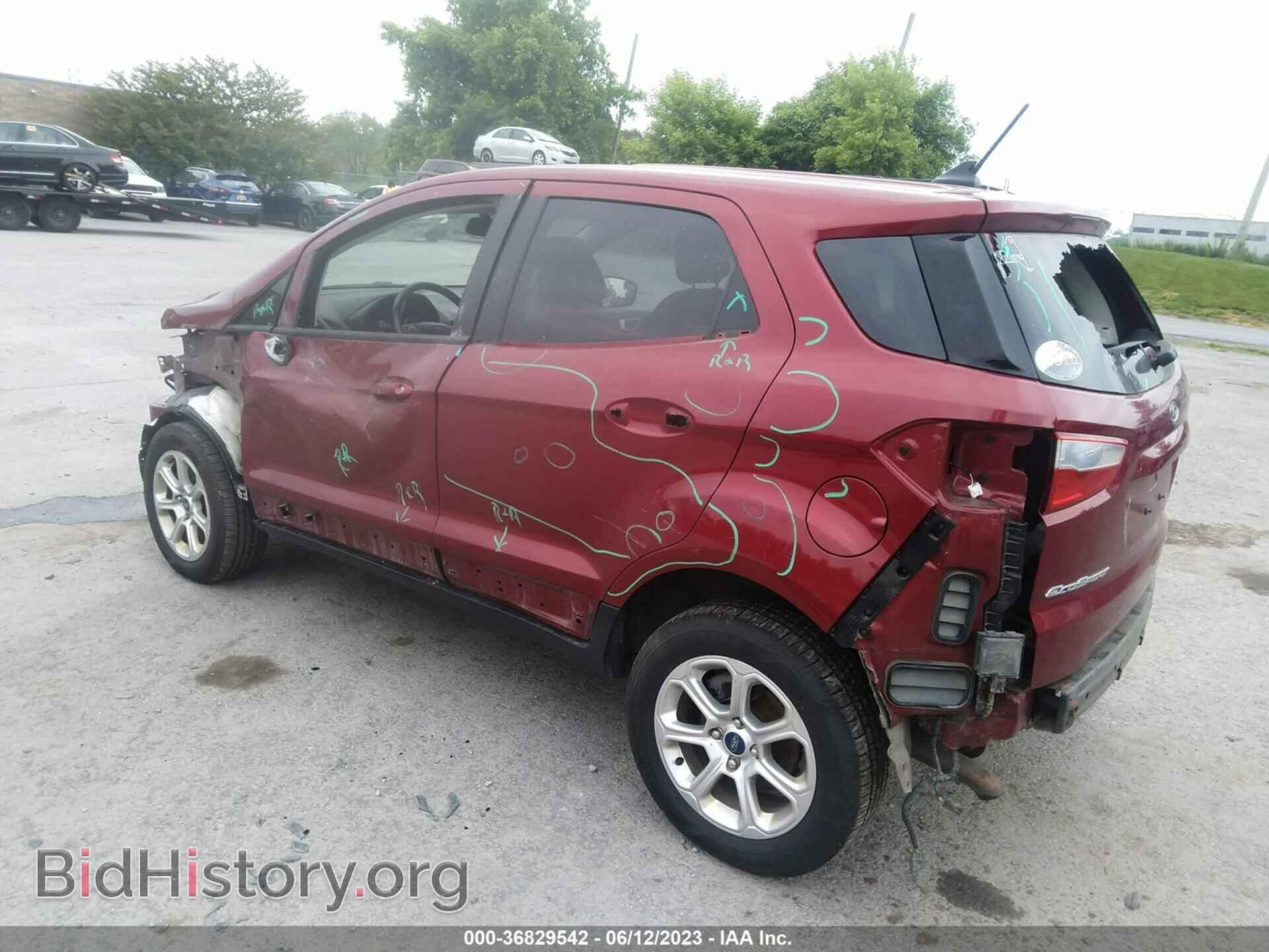 2019 FORD ECOSPORT - VIN: MAJ6S3GL0KC298322 - Фото 3