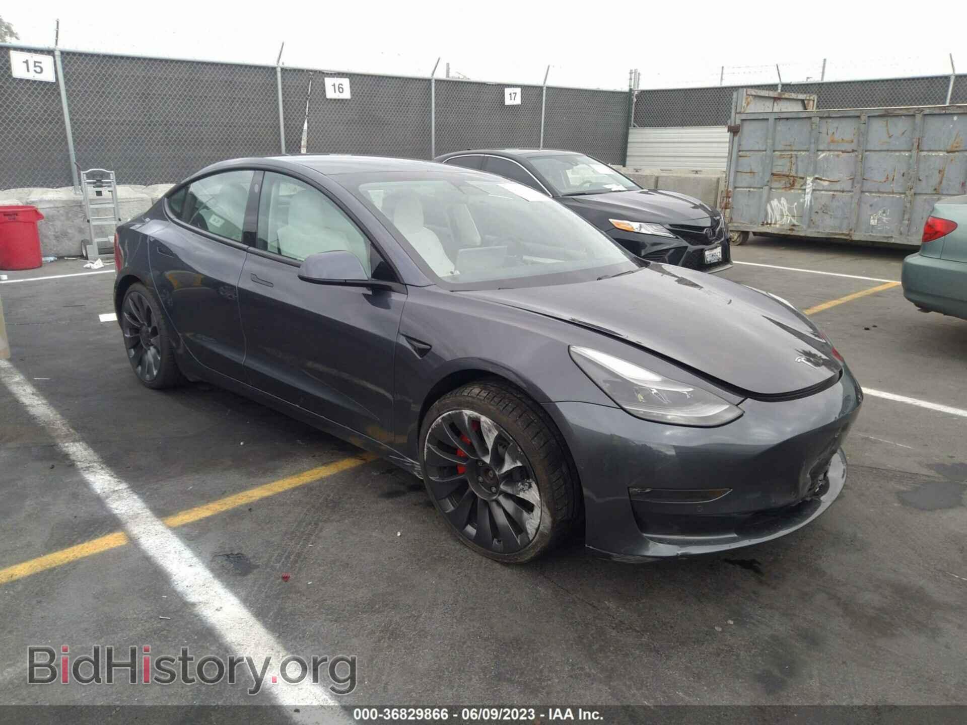 Фотография 5YJ3E1ECXMF050032 - TESLA MODEL 3 2021