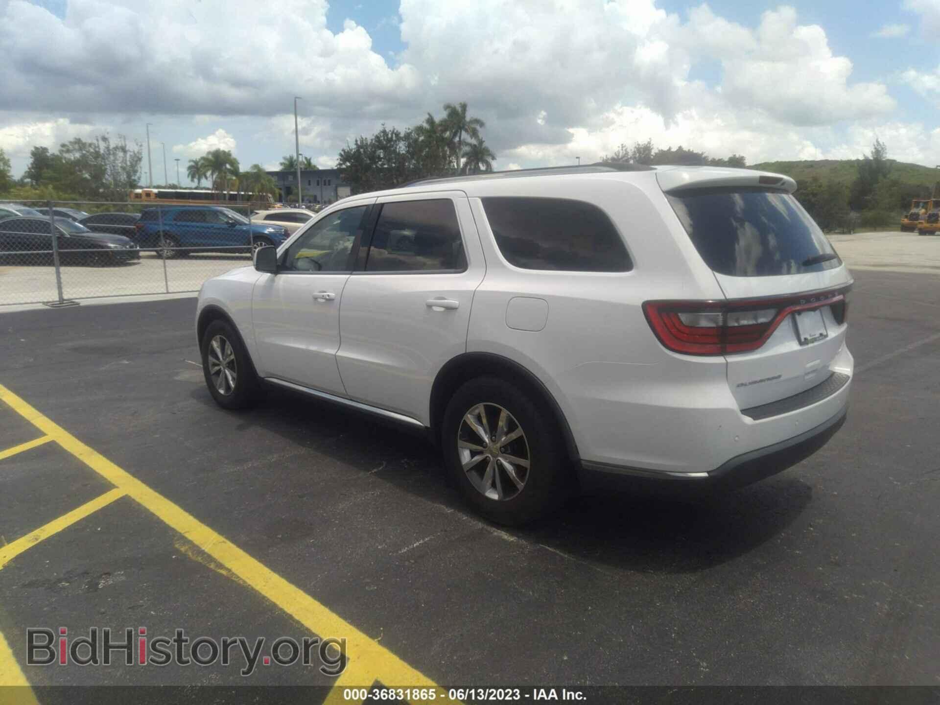 2016 DODGE DURANGO - VIN: 1C4RDHDG4GC361287 - Фото 3