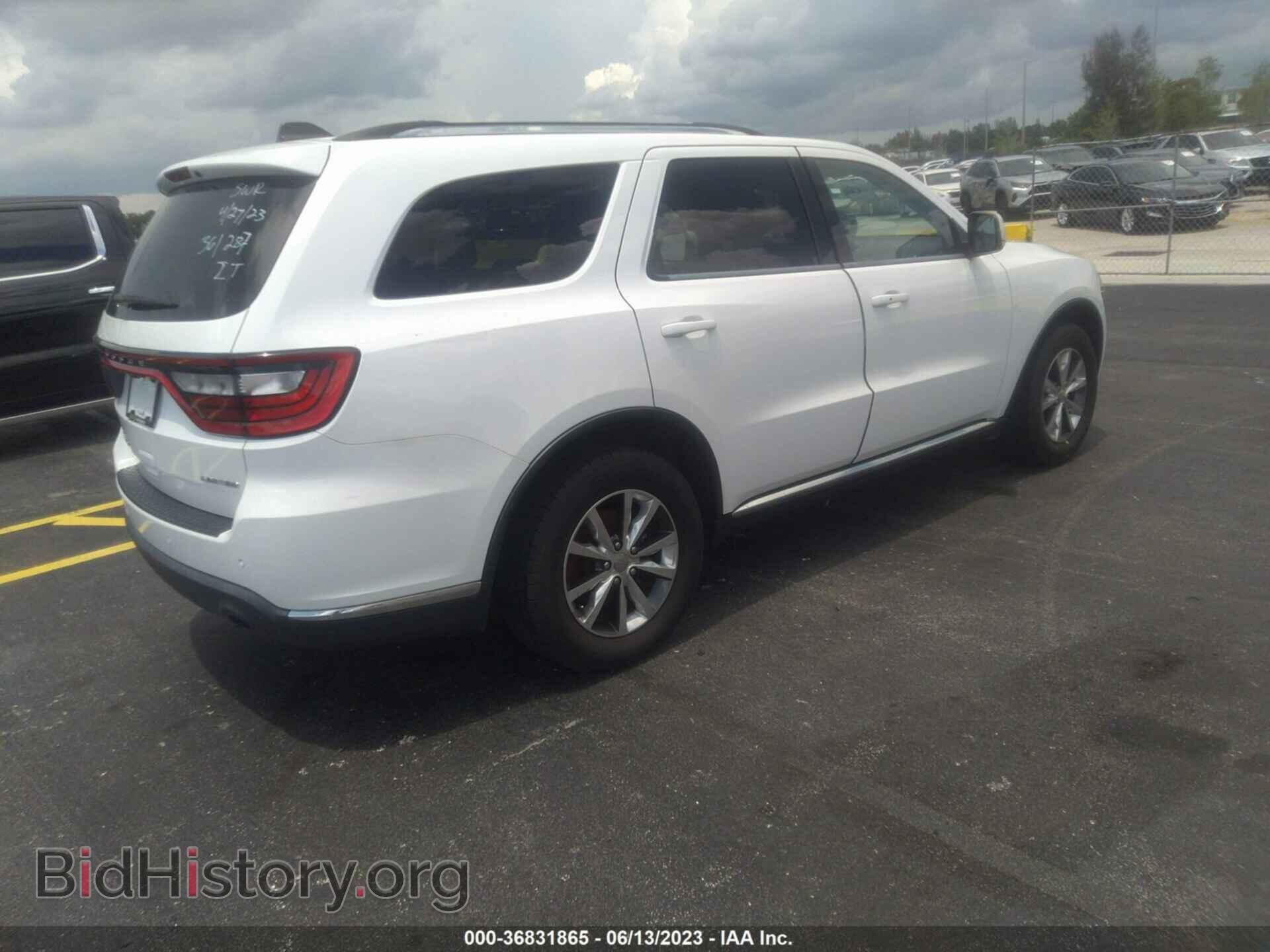2016 DODGE DURANGO - VIN: 1C4RDHDG4GC361287 - Фото 4