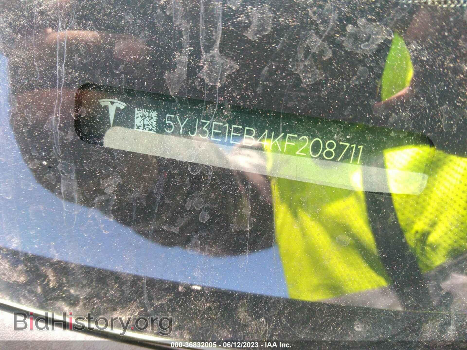 2019 TESLA MODEL 3 - VIN: 5YJ3E1EB4KF208711 - Фото 9