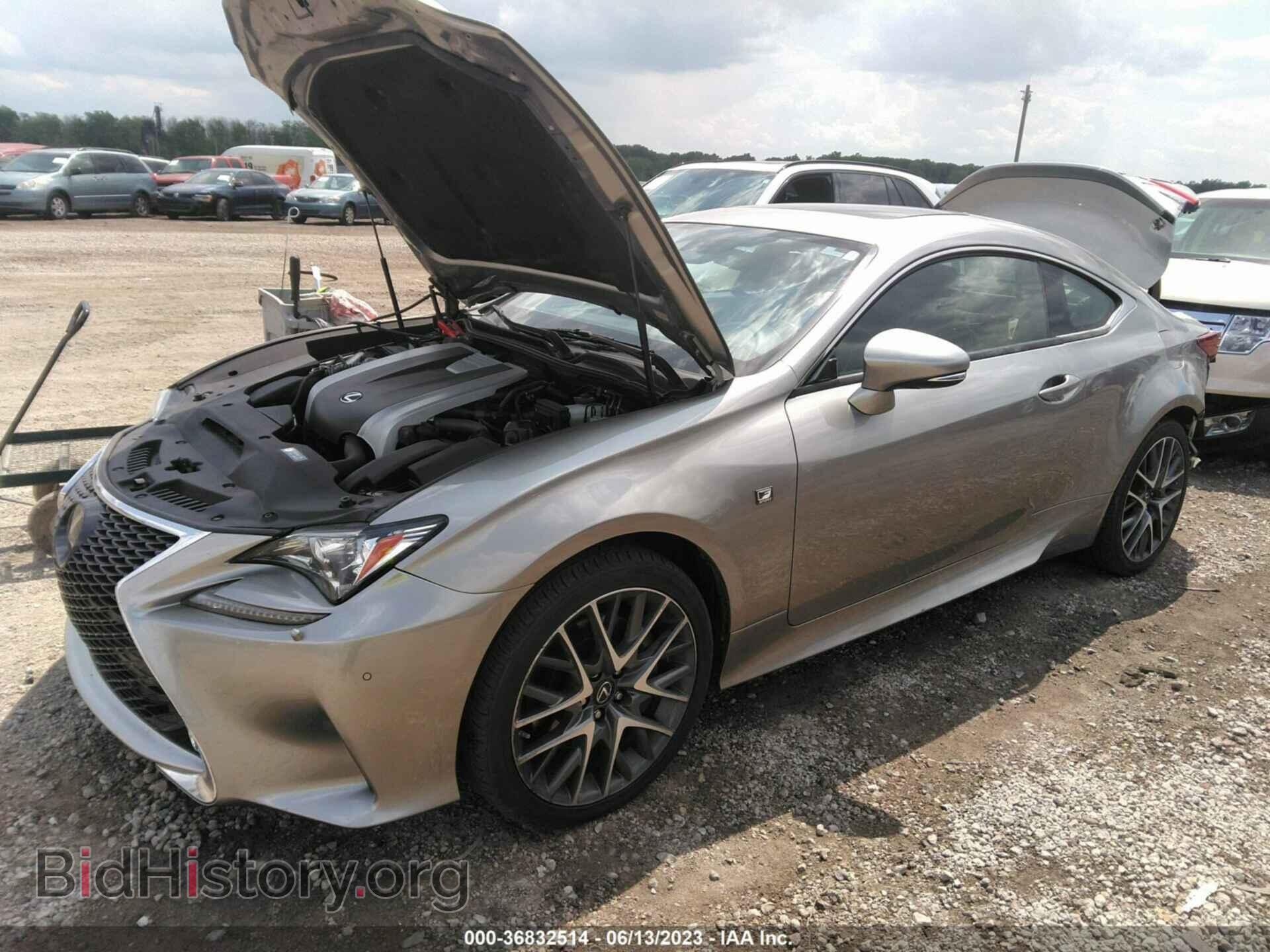 2018 LEXUS RC - VIN: JTHS85BC0J5004168 - Фото 2