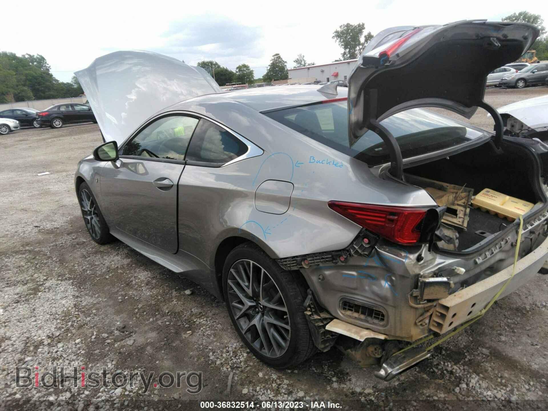 2018 LEXUS RC - VIN: JTHS85BC0J5004168 - Фото 3