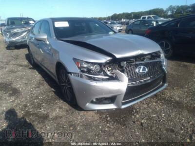 2013 Lexus LS 460, серебристый — VIN JTHCL5EF2D5016898, IAAI