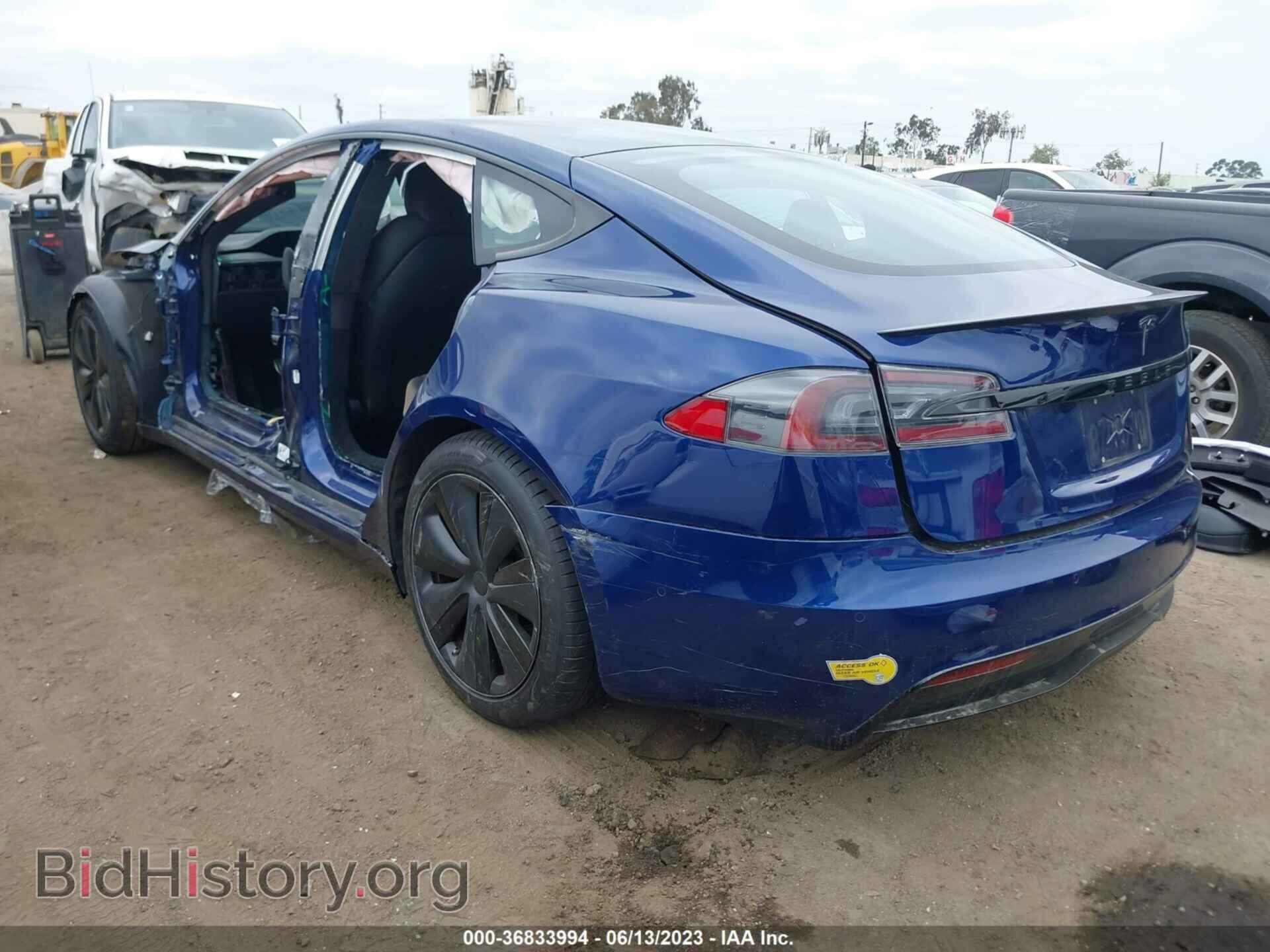 2021 TESLA MODEL S - VIN: 5YJSA1E55MF430081 - Фото 3