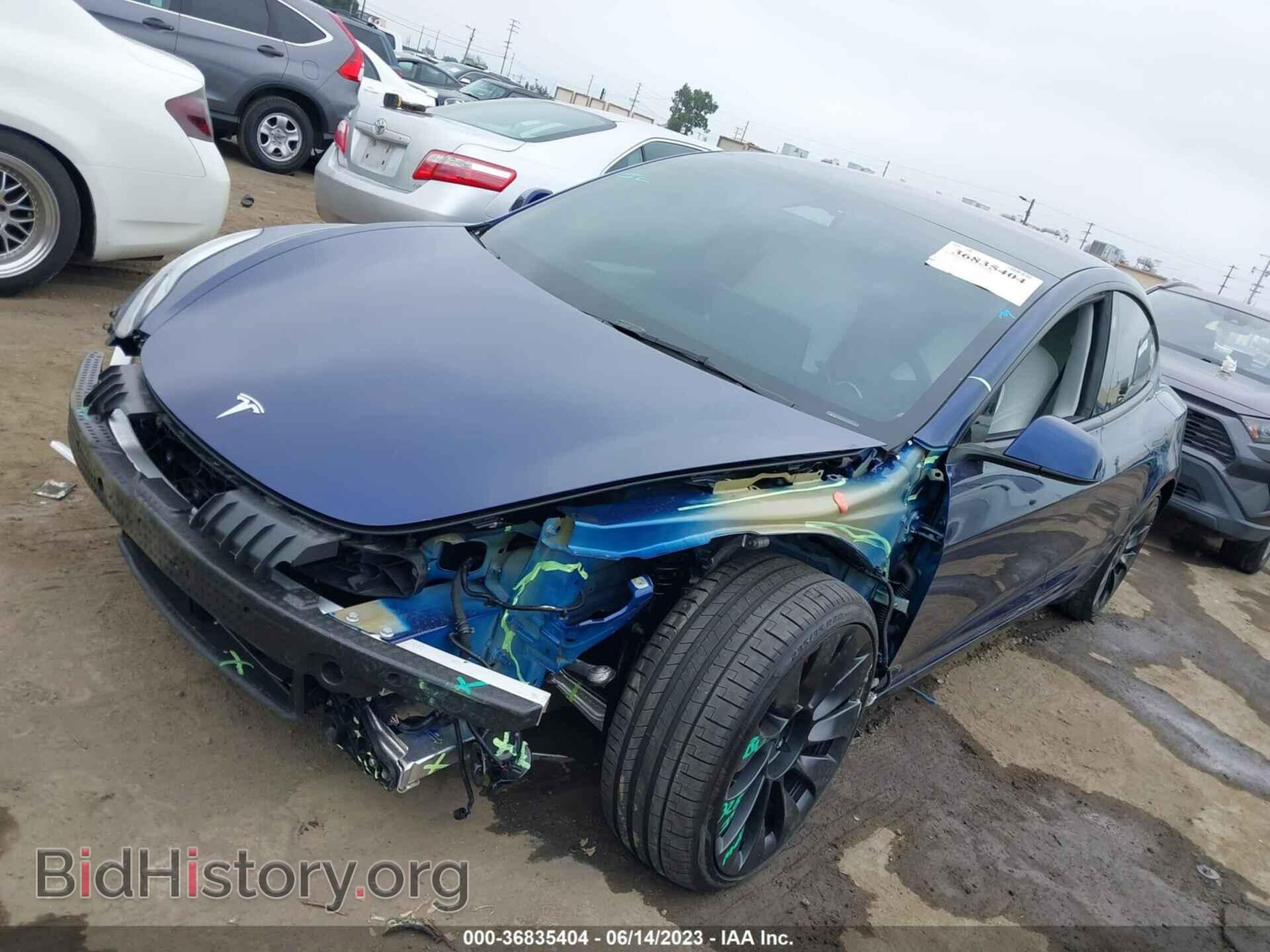 2023 TESLA MODEL 3 - VIN: 5YJ3E1EC6PF564478 - Фото 2