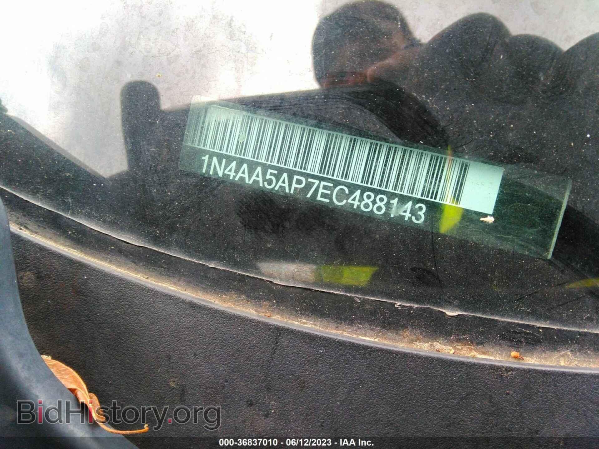 2014 NISSAN MAXIMA - VIN: 1N4AA5AP7EC488143 - Фото 9