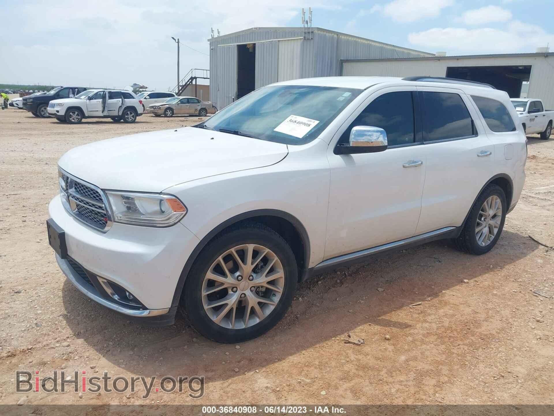 2016 DODGE DURANGO - VIN: 1C4RDHAG7GC466989 - Photo 2