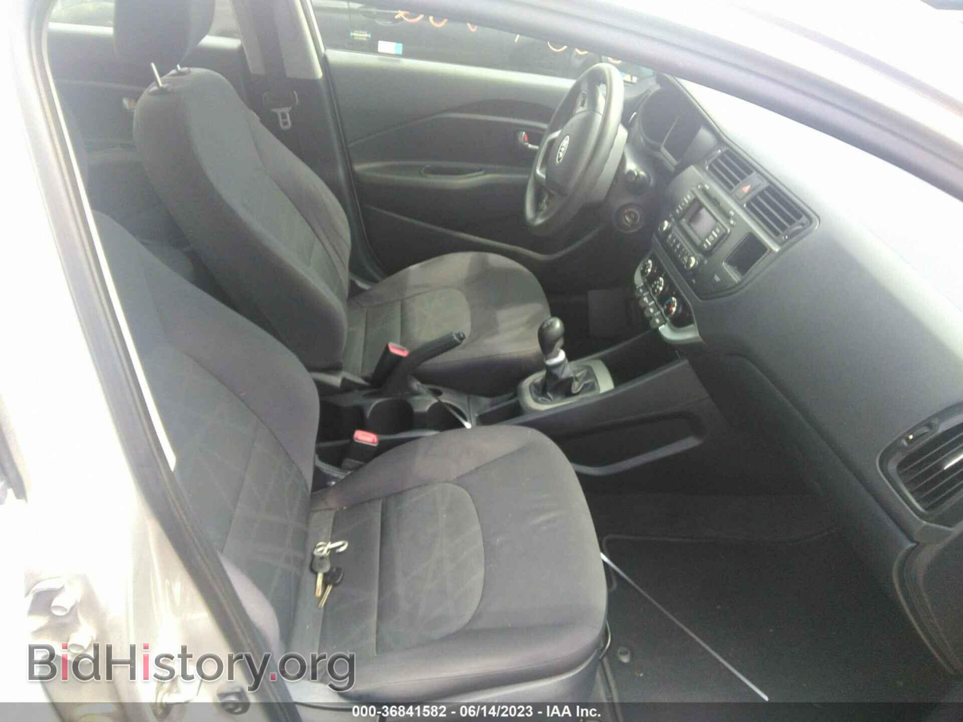 2012 KIA RIO - VIN: KNADM4A32C6047051 - Фото 5