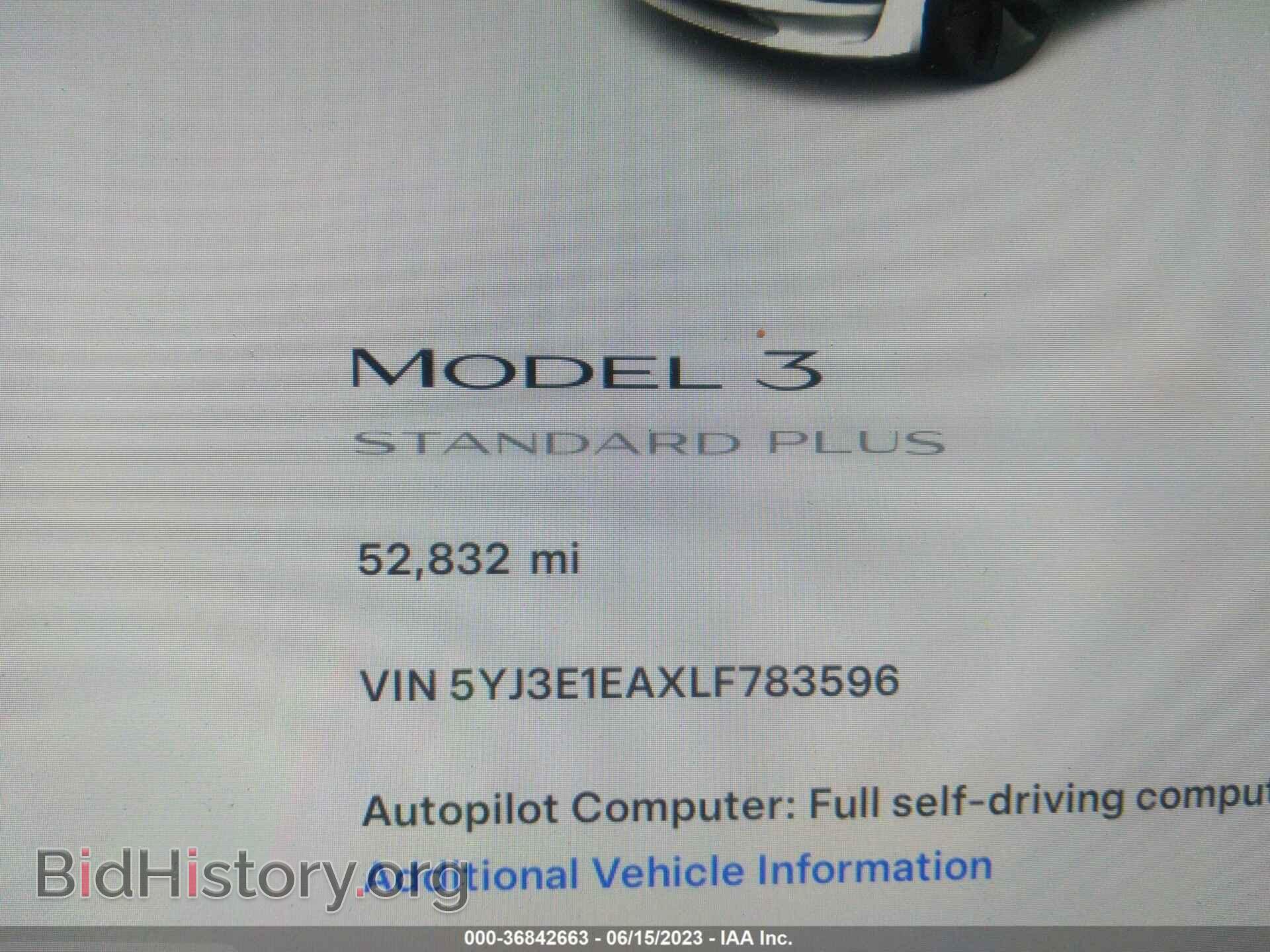2020 TESLA MODEL 3 - VIN: 5YJ3E1EAXLF783596 - Photo 7