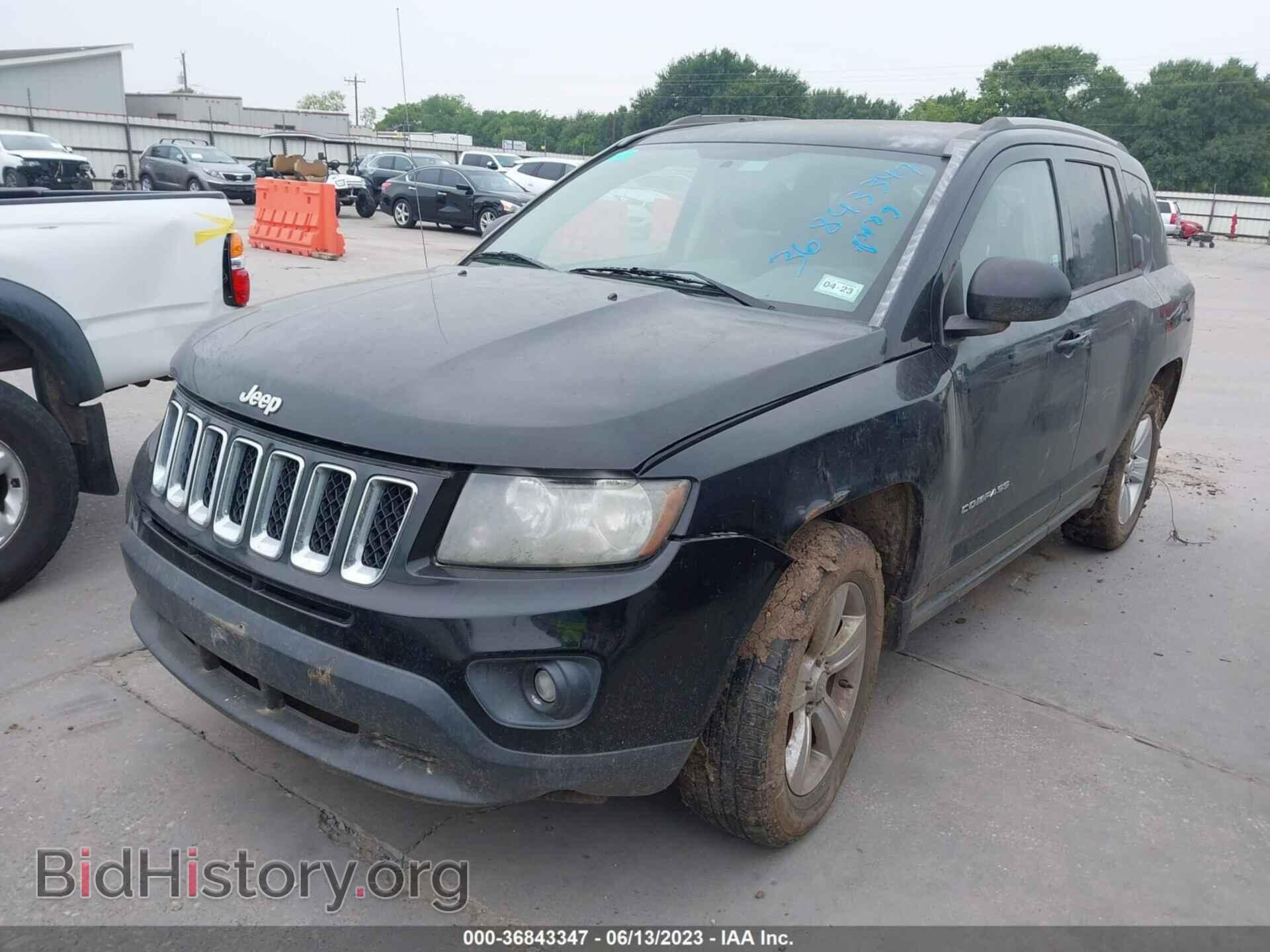 2016 JEEP COMPASS - VIN: 1C4NJCBA6GD567648 - Фото 2