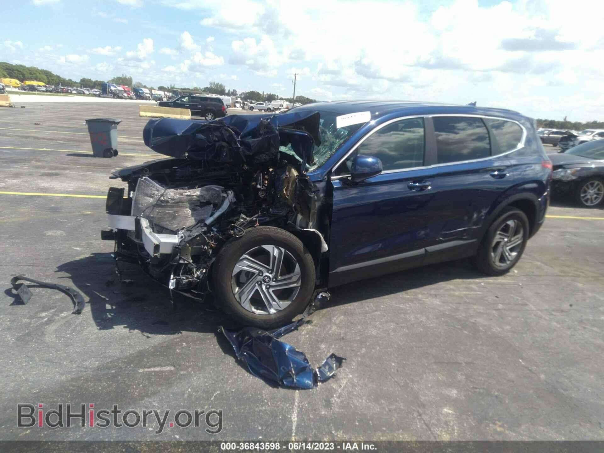 2021 HYUNDAI SANTA FE - VIN: 5NMS14AJ5MH350802 - Фото 2