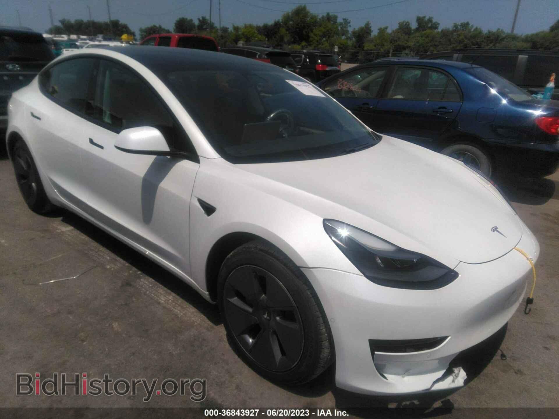 Photo 5YJ3E1EA3MF043356 - TESLA MODEL 3 2021
